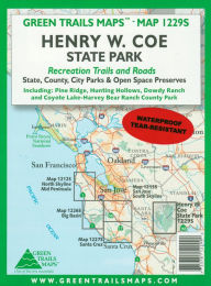 Henry W. Coe State Park Ca No. 1229s by Green Trails Maps | Indigo Chapters