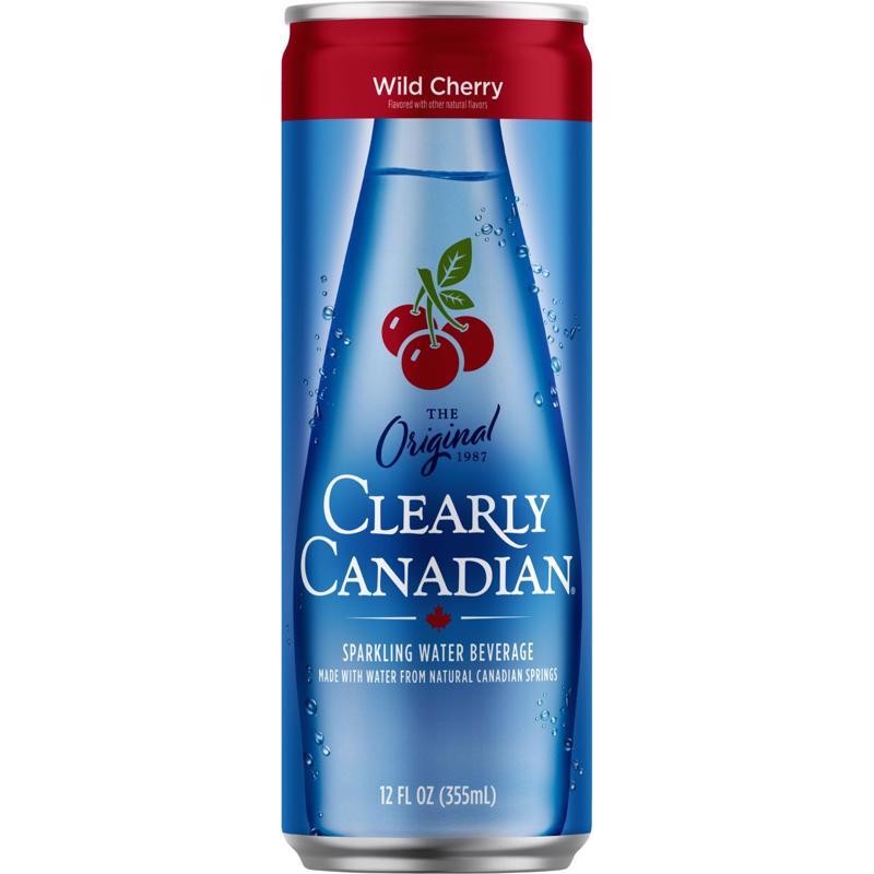 Clearly Canadian Cherry Sparkling Spring Water 12 Fl. Oz. 1 Pack (Pack of 6)