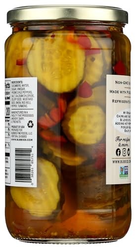 Bubbies, Snacking Pickles Spicy Bread and Butter Chips, 25 Oz (Case of 6) thumbnail