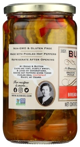Bubbies, Snacking Pickles Spicy Bread and Butter Chips, 25 Oz (Case of 6) thumbnail