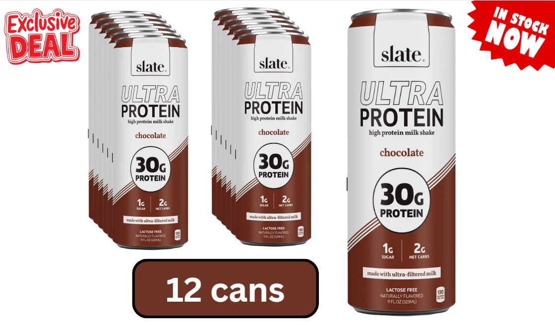 Slate Milk Chocolate Ultra 30g Protein Shake - 11 Fl Oz Can