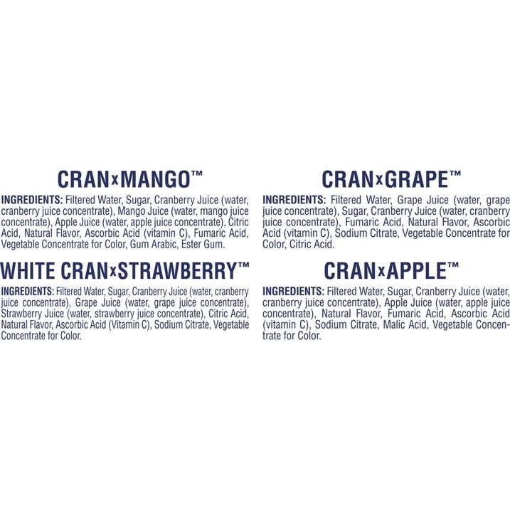 Ocean Spray Cranberry Juice Family Pack, 10 Fl. Oz., 24 Pk thumbnail