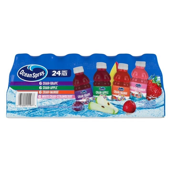 Ocean Spray Cranberry Juice Family Pack, 10 Fl. Oz., 24 Pk thumbnail