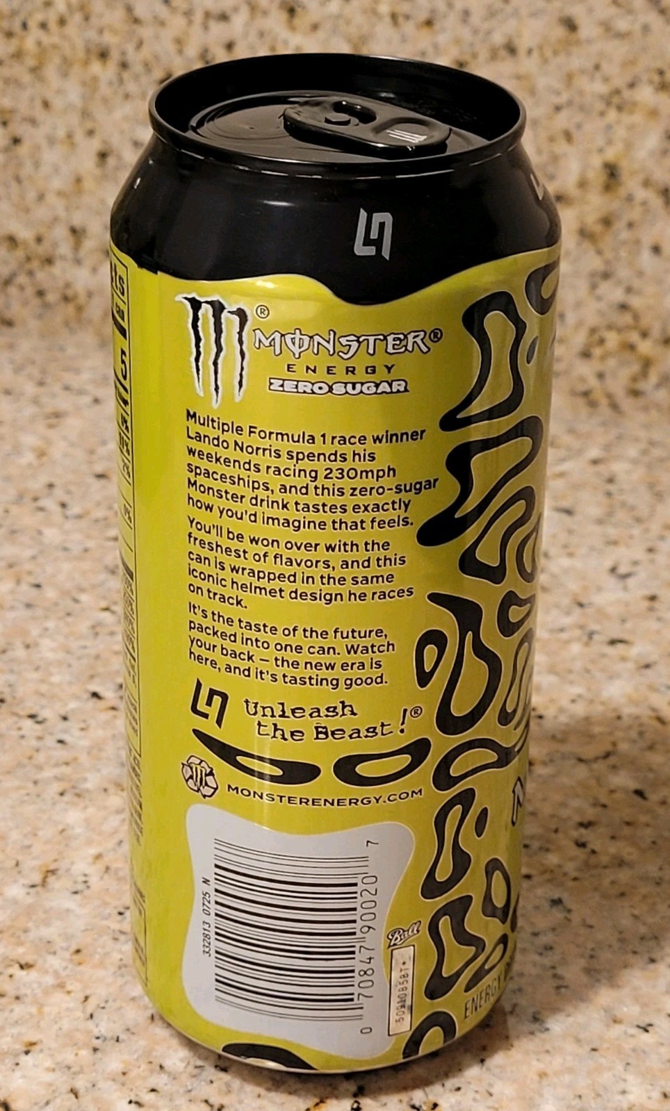6x LIMITED Lando Norris Edition Monster Energy Drink Zero Sugar 16 FL OZ 6 PACK thumbnail