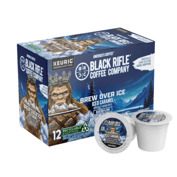 Black Rifle Coffee Company Iced Caramel 12 Count Rounds Coffee