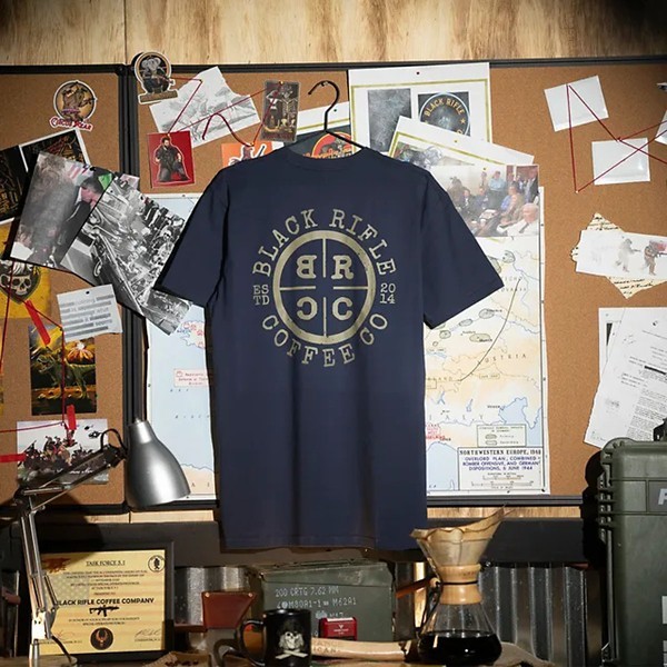 Men's Black Rifle Coffee Company Special Elite T-Shirt Large Midnight Navy thumbnail