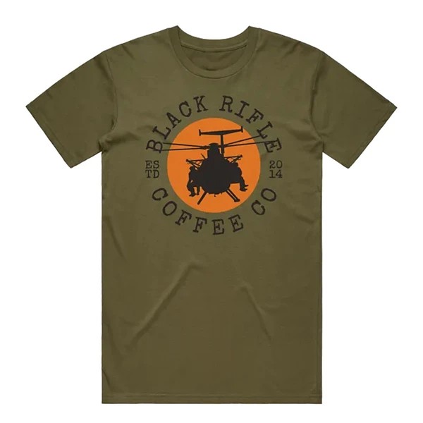 Men's Black Rifle Coffee Company Gunship T-Shirt Medium Army