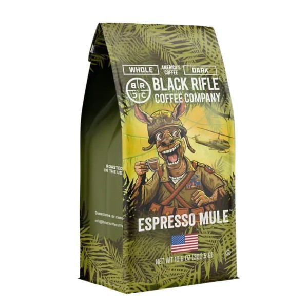 Black Rifle Coffee Company Espresso Mule Whole Bean 10.6 Oz Coffee