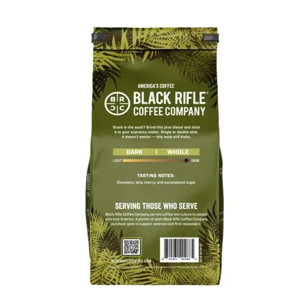 Black Rifle Coffee Company Espresso Mule Whole Bean 10.6 Oz Coffee thumbnail