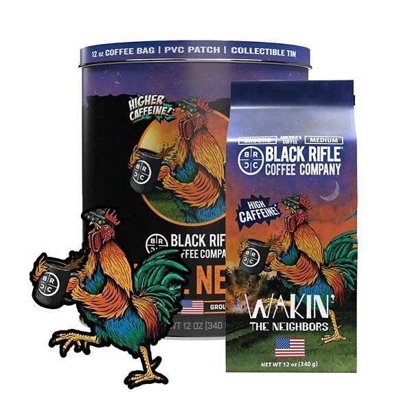 Black Rifle Coffee Company Wakin' the Neighbors Collectable Tin Bundle