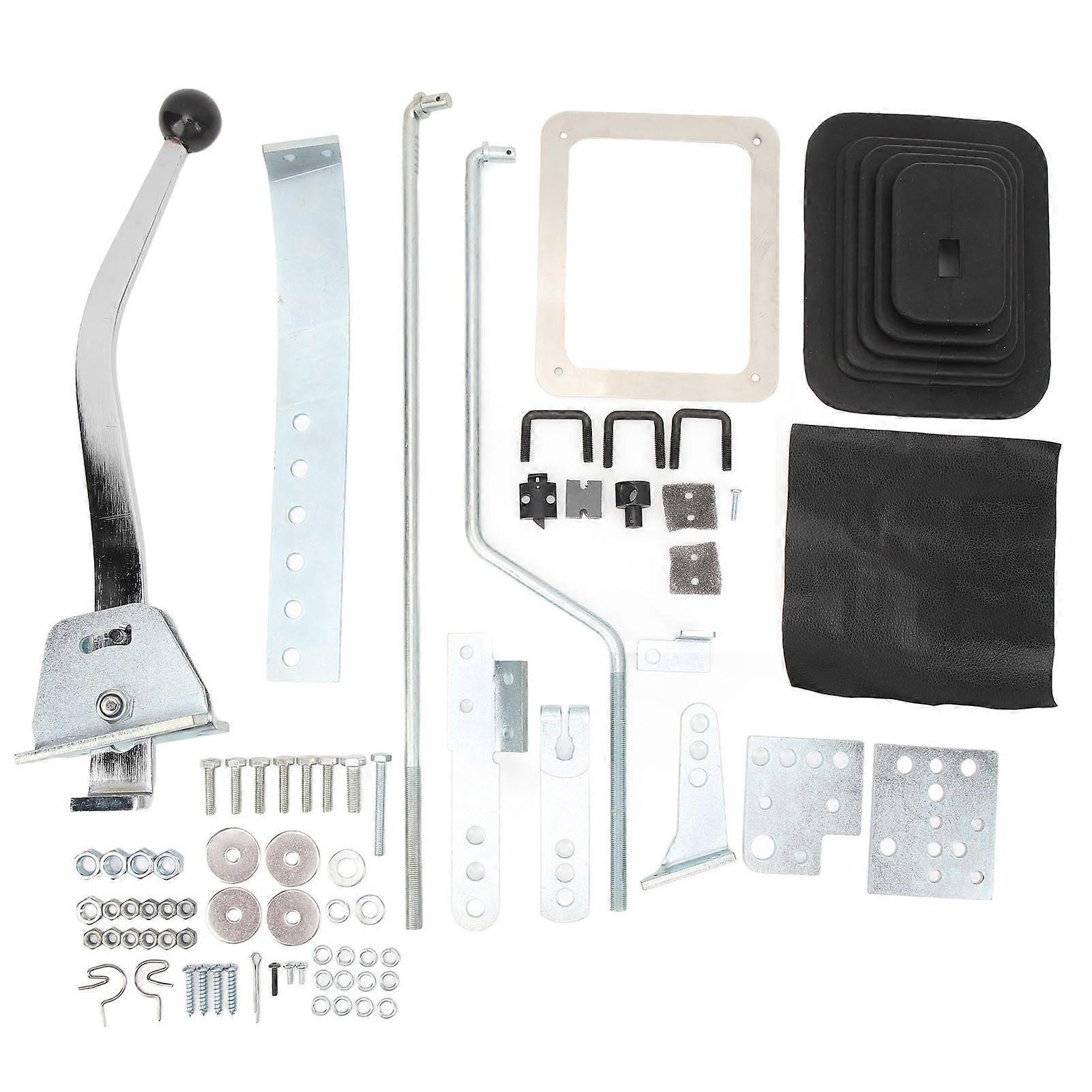For Mr Gasket 7668 Three Four Speed Automatic Floor Shifter Kit 3/8‑16in Ball Thread 11in Gear Lever for C6 C4 700R4 TH400 TH350