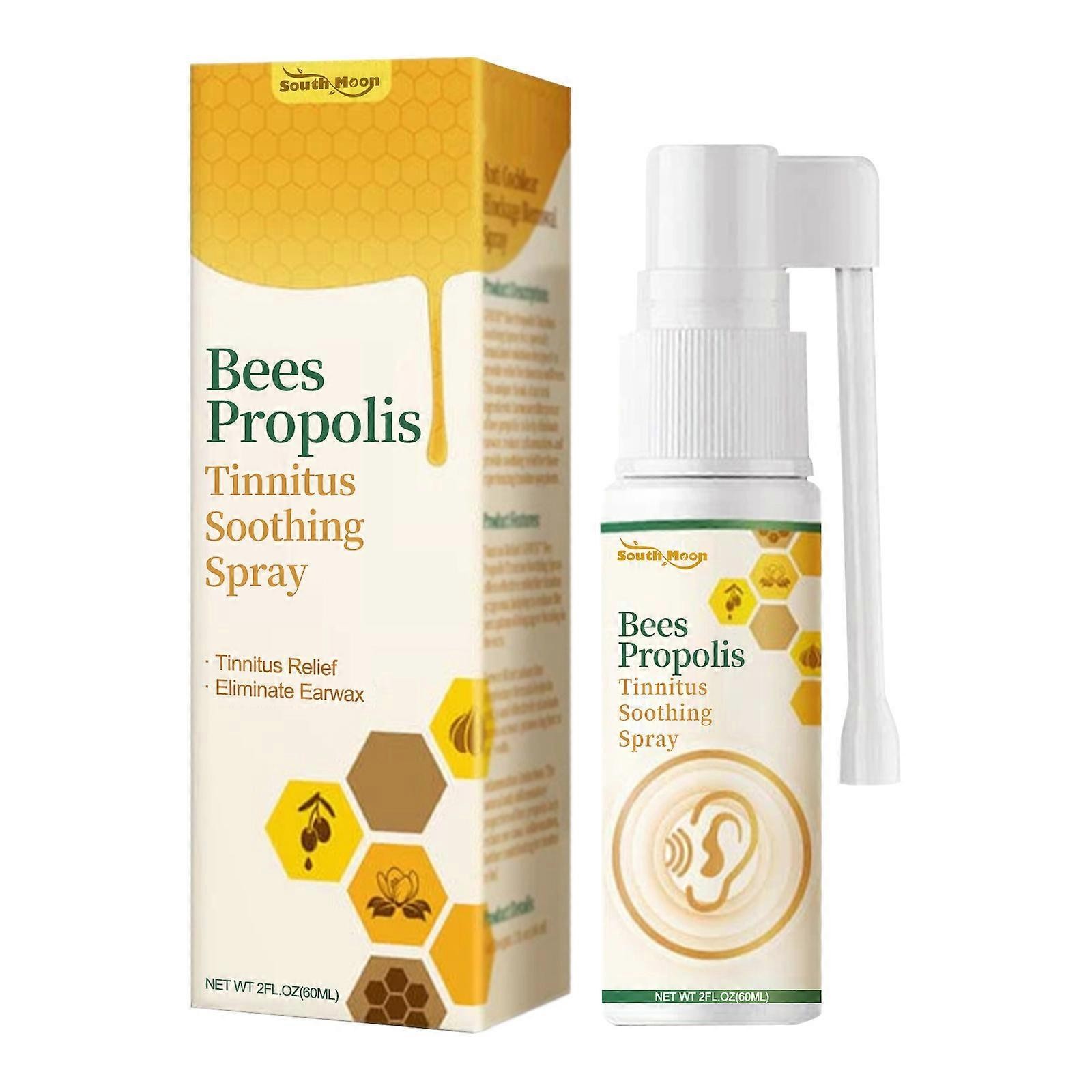 Bee Propolis Tinnitus Soothing Spray, Tinnitus Relief Spray, Tinnitus Ear Spray, Tinnitus Relief for Ringing Ears