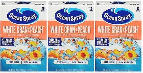 Ocean Spray White Cran Peach Drink Mix 3 Pack