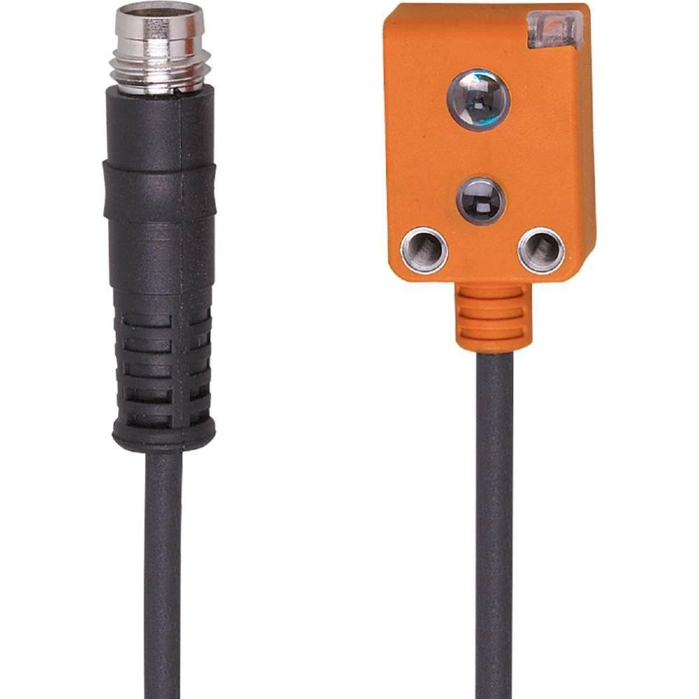 Ifm Electronic Diffuse Reflection Photoelectric Sensor, Rectangular Sensor