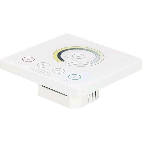 EVN Pannello Radio a Parete - IP20 - 433.9MHz - Max., Pulsante + Interruttore, Bianco