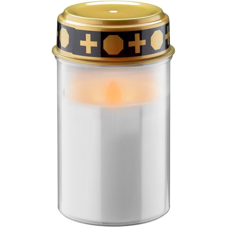 Goobay, Candela a LED, Luce Di Tomba a LED, Bianca (1x)