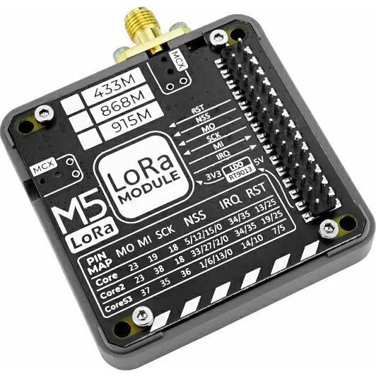M5Stack Modulo LoRa 868MHz V1.1 Con Antenna, Scheda + Kit Di Sviluppo
