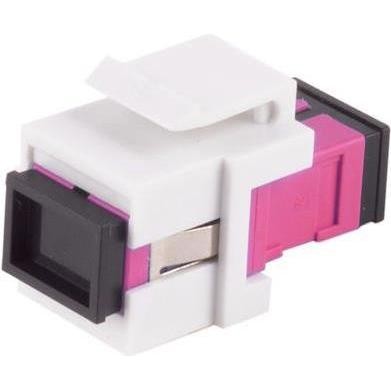 Shiverpeaks Basic-S--Connettore Trapezoidale a Fibra Ottica, SC-SC, Simplex, Viola, Cavo Di Rete