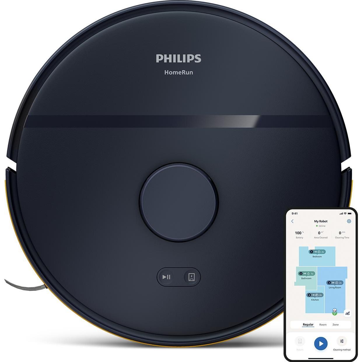Philips 2000 Series XU2000/15, Robot Aspirapolvere, Grigio