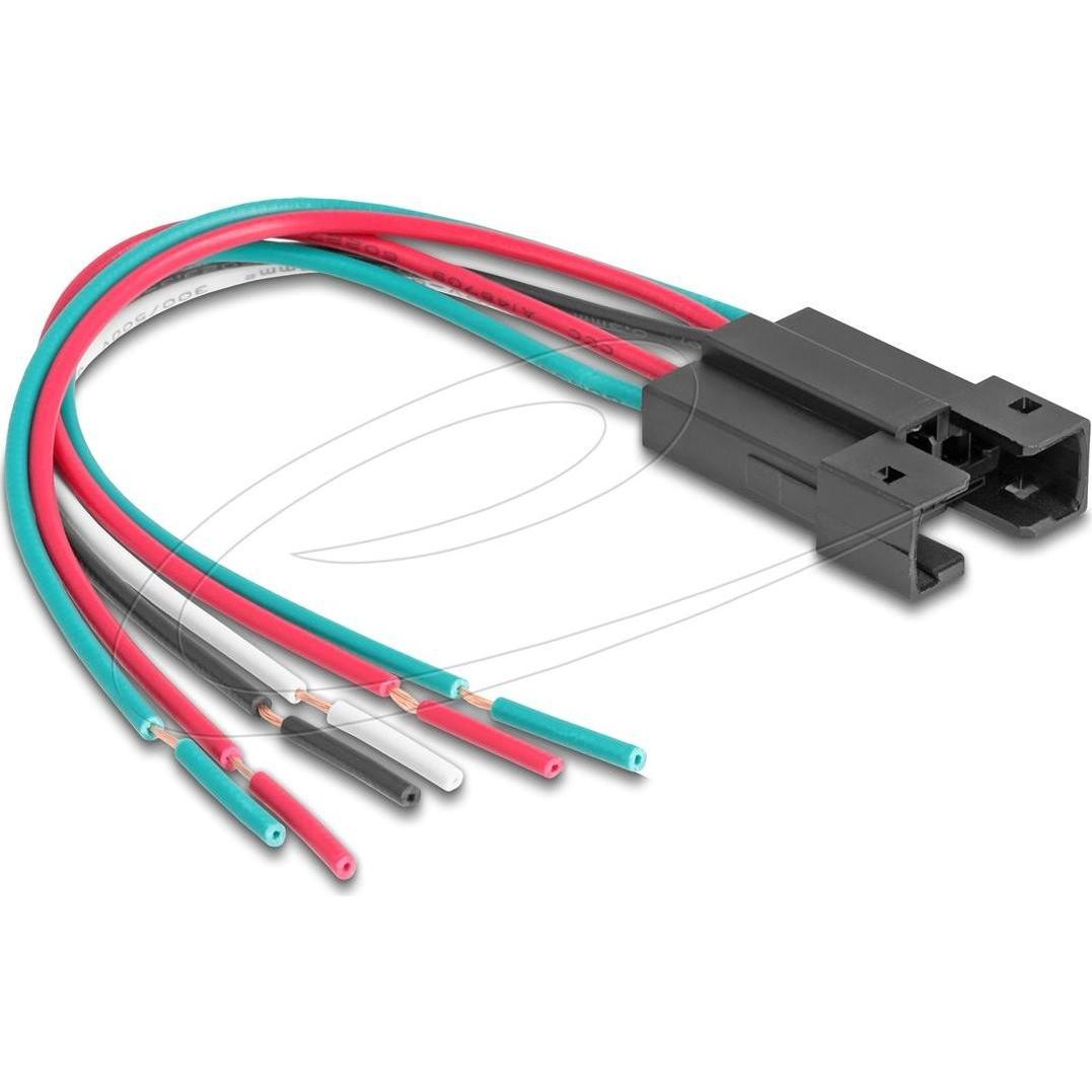 Delock Fassung Für 22 Mm 6 Pin Taster Oder Schalter, Pulsante + Interruttore, Nero