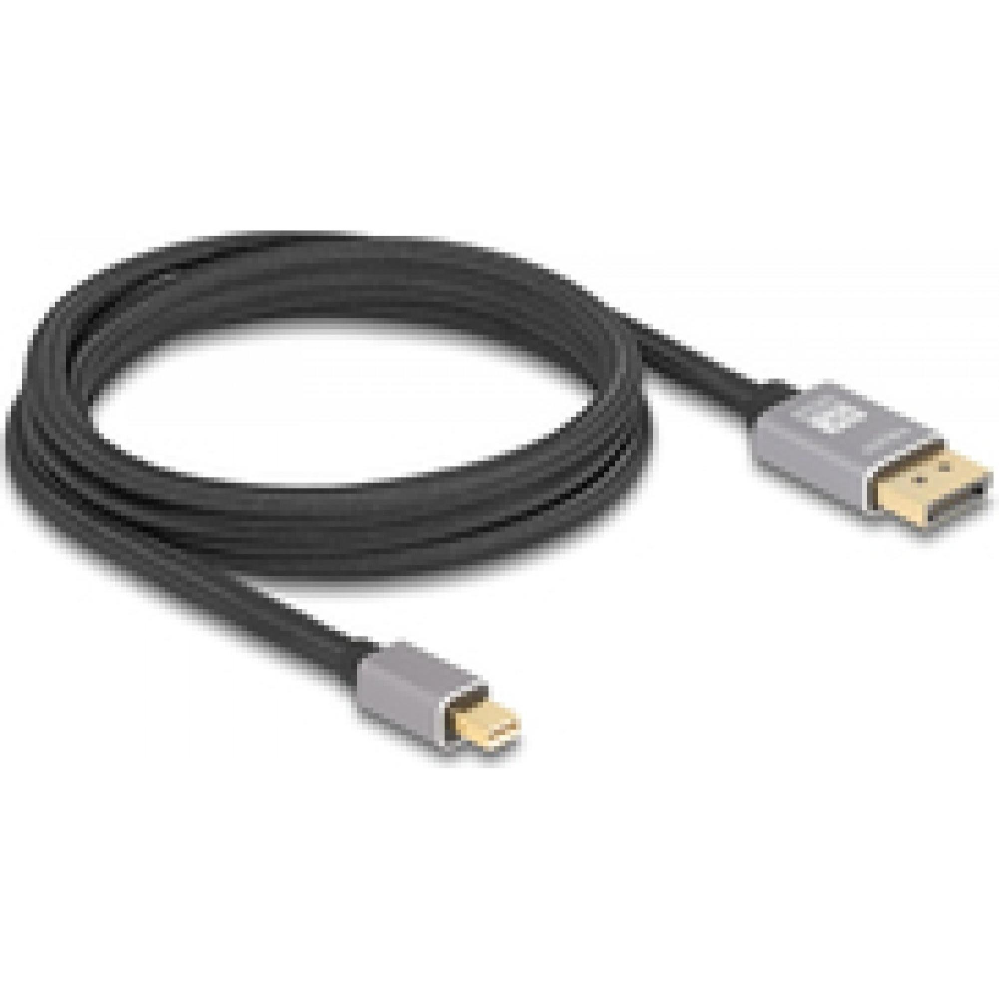 Delock Cavo Da Mini DisplayPort a DisplayPort 8K 60 Hz 2 M Gr (2m, DisplayPort, 1.4), Cavo Video