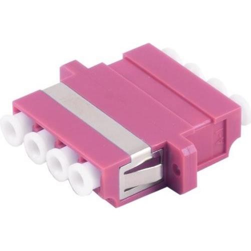 Shiverpeaks Basic-S Connettore in Fibra Ottica, LC-LC, Quadruplo, Viola, Cavo Di Rete