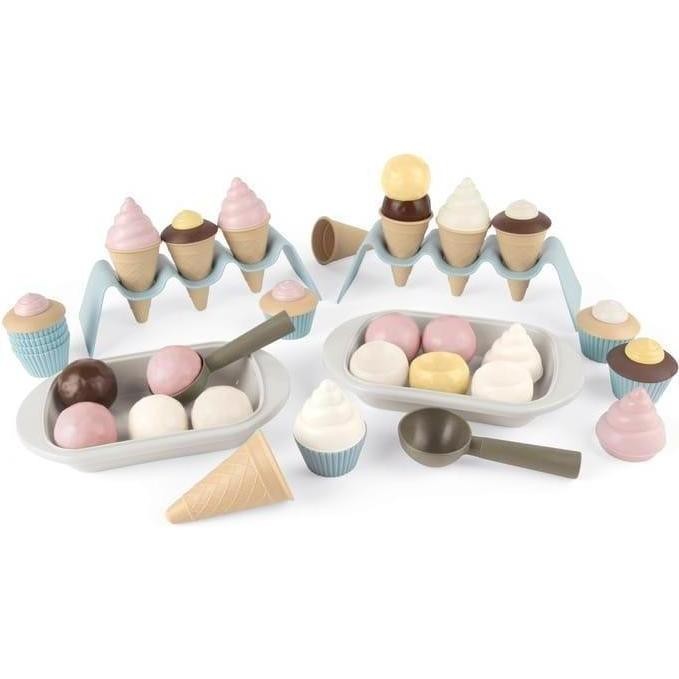 Dantoy, Accessori Supermercato Giocattolo, 6974 - SET GELATO BIOLOGICO per CUPCAKE 54 PEZZI KRT