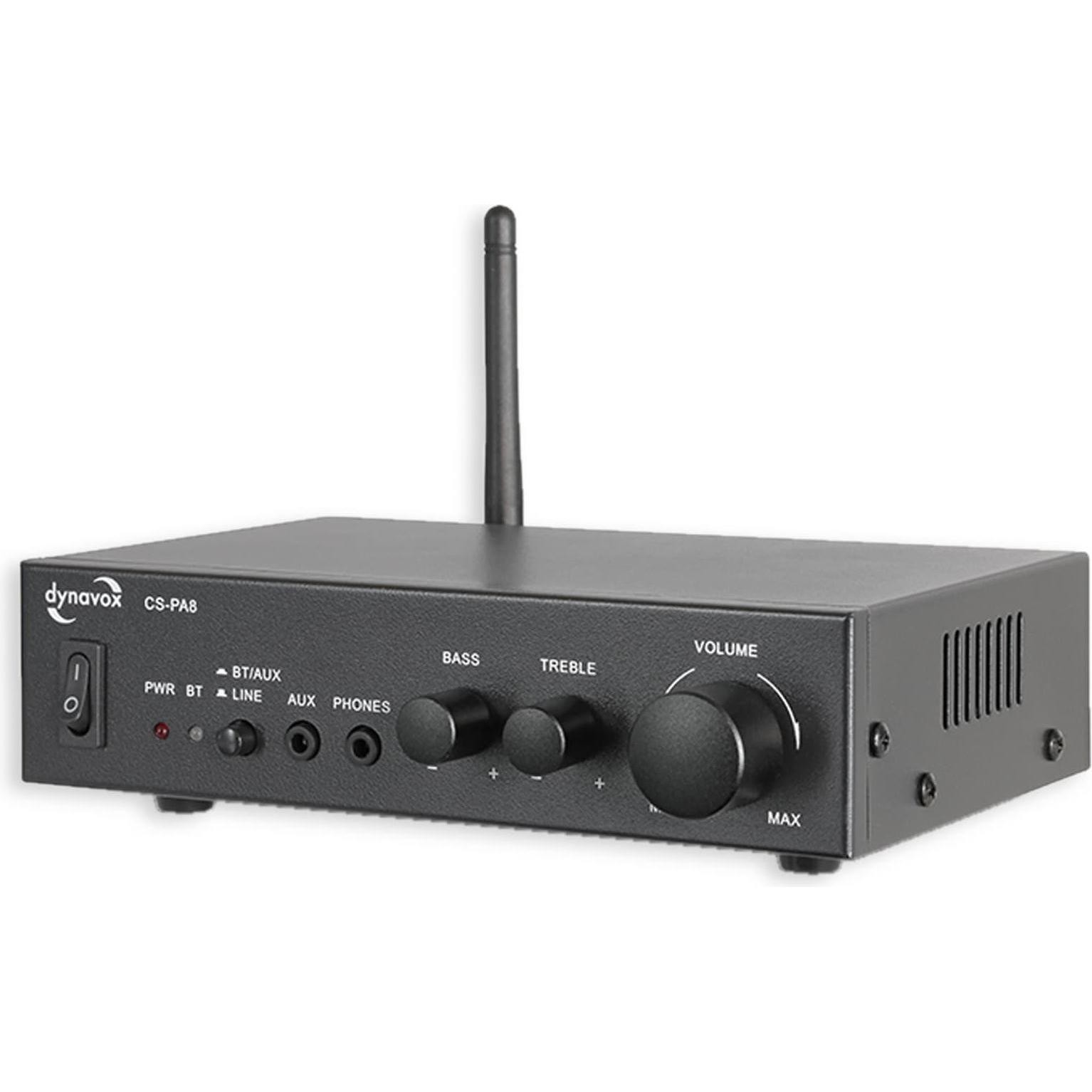 Dynavox MiniAmplificatore Digitale CSPA8 Nero, Amplificatore Stereo, Nero