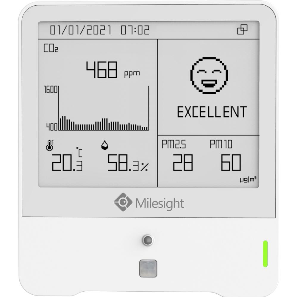 Milesight Sensore Di Monitoraggio Dell'ambiente Interno Iot Lorawan Am319 O3, Access Point