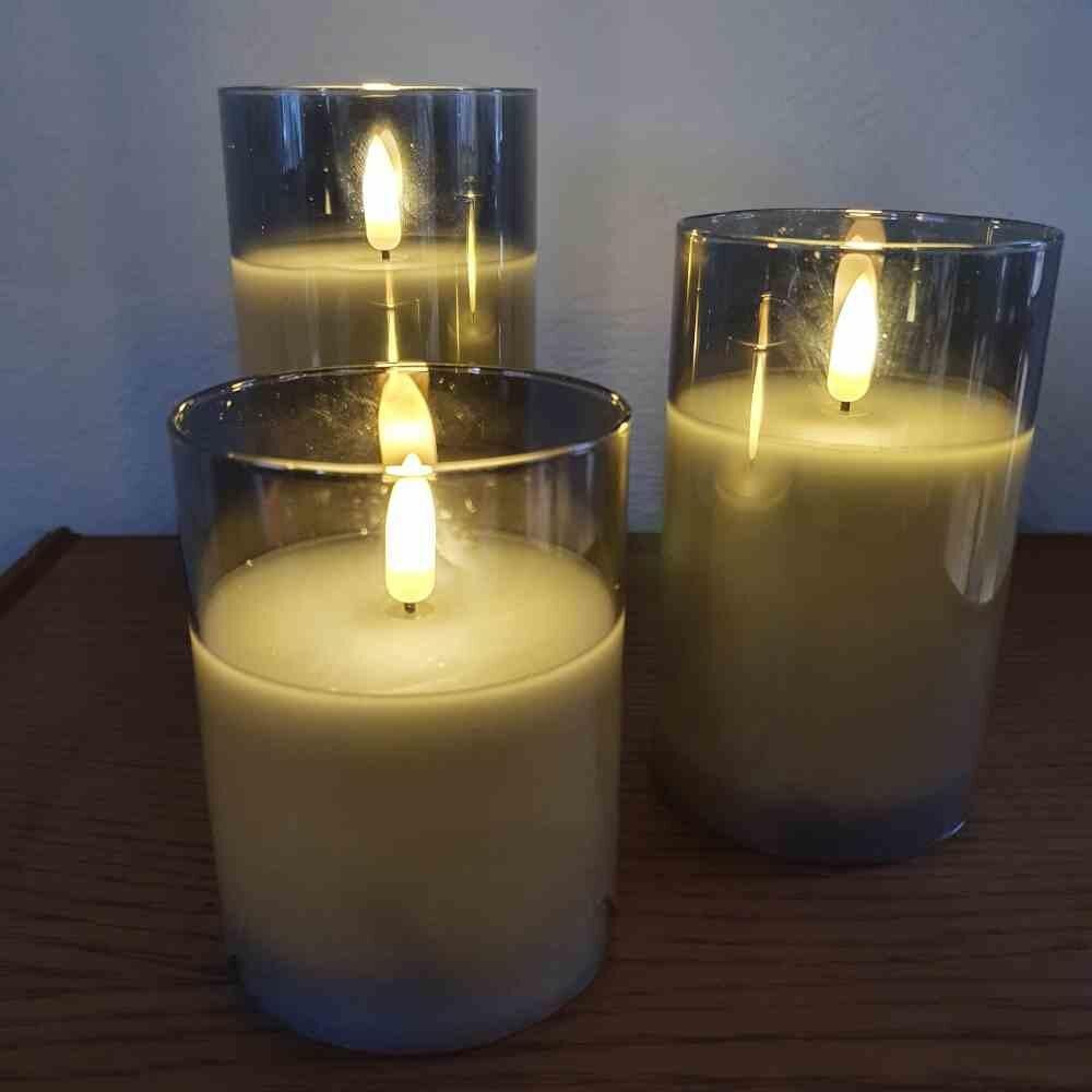FHS, Candela a LED, Candele Di Cera (3x)