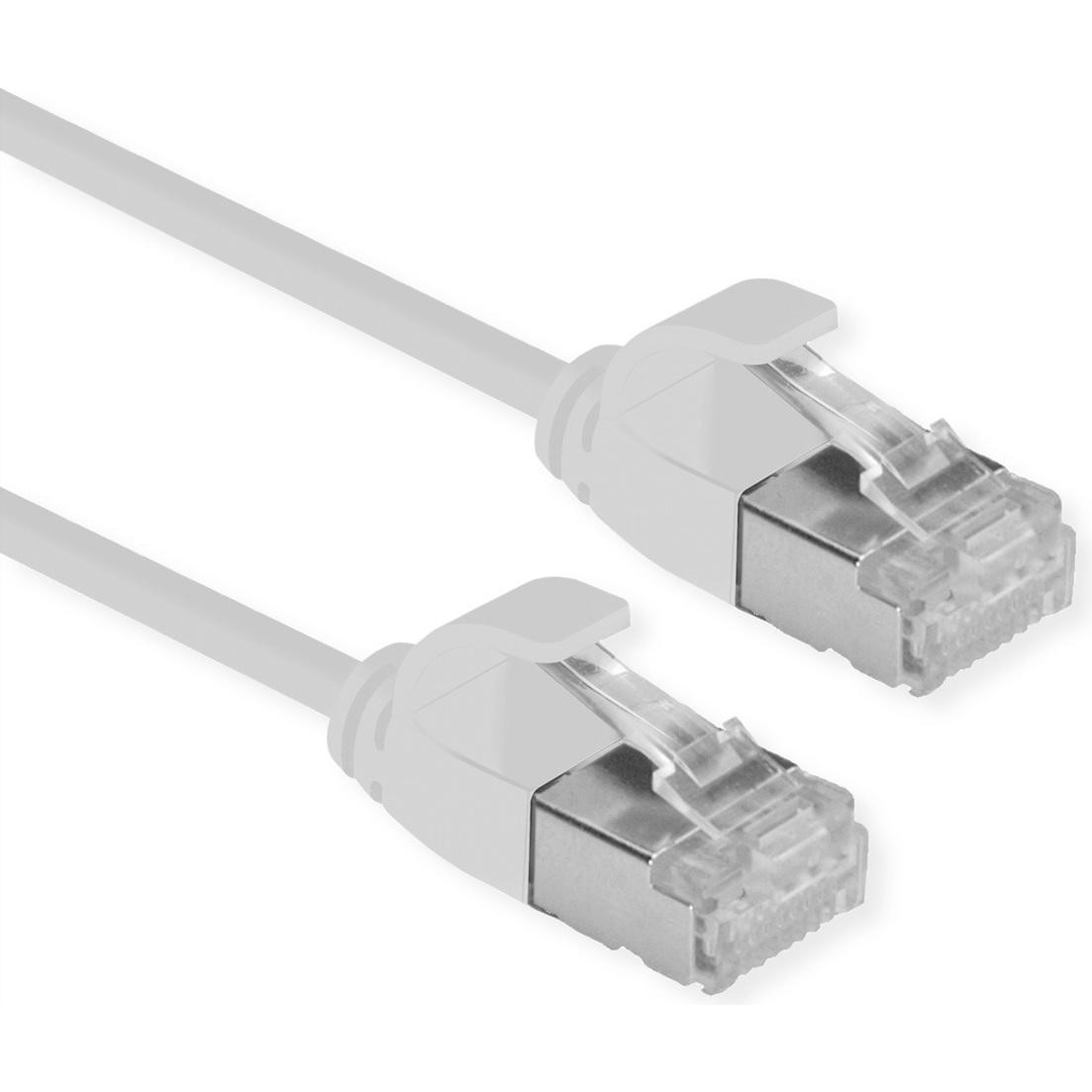 Roline Cavo Patch U/FTP Cat.6A (Classe EA), LSOH, Sottile (U/FTP, CAT6a, 5m), Cavo Di Rete