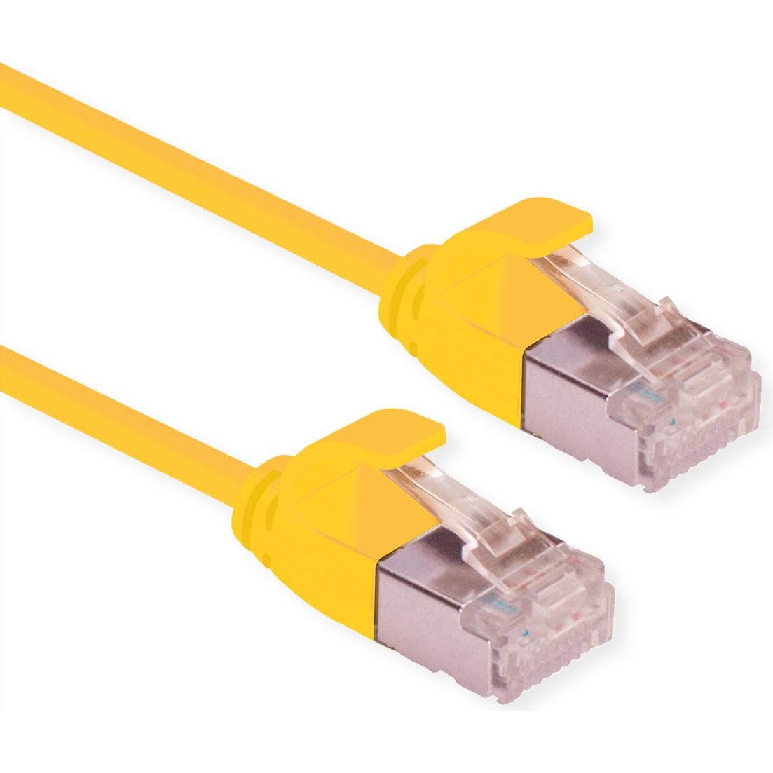 Roline Cavo Patch U/FTP Cat.6A (Classe EA), LSOH, Sottile (U/FTP, CAT6a, 3m), Cavo Di Rete
