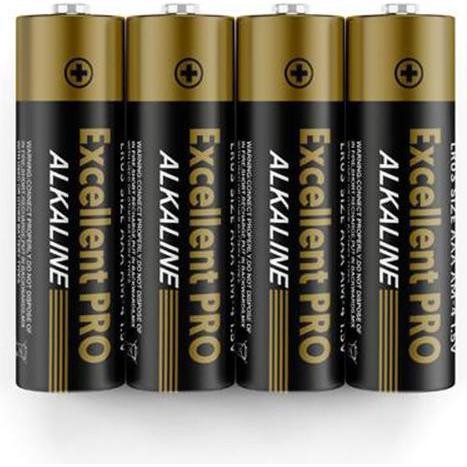 Kerbl Alk.Excellent Pro Lr6/Aa Batterie 4 Stk. (4pz., AA), Batterie + Pile
