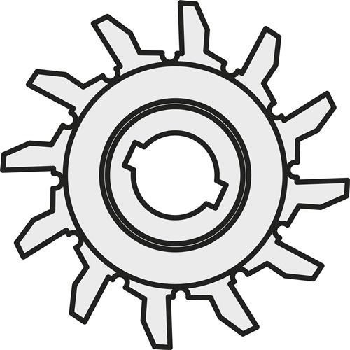 Pramet, Accessori per Macchine, Ersatzteil ISO 5513 020-17 Bruttogewicht 1,3g