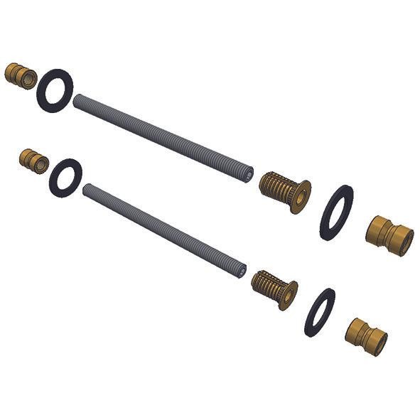 Glutz, Maniglia + Guarnizione Porte, Set Di Montaggio 5797S (Set Di Porte)