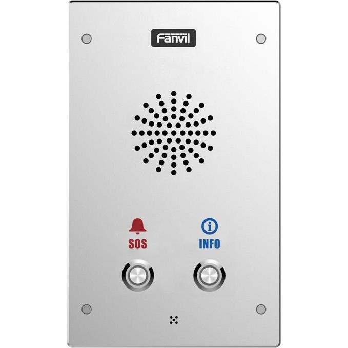 Fanvil, Campanello + Citofono, I16S-02P Citofono Audio SIP (Cablato)
