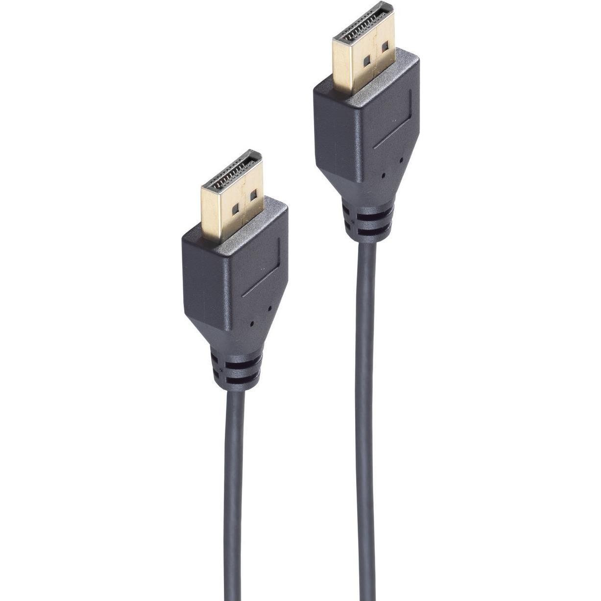 Shiverpeaks BASIC-S DisplayPort 1.2 Kabel, Schwarz, 3.0 M Stecker (3m, DisplayPort, 1.2), Cavo Video