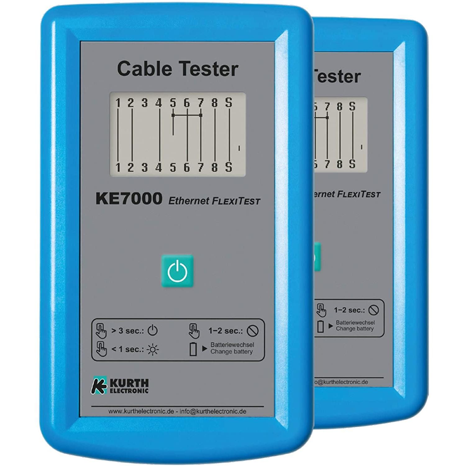 Kurth, Multimetro, Tester per Cavi UTP/STP KE7000