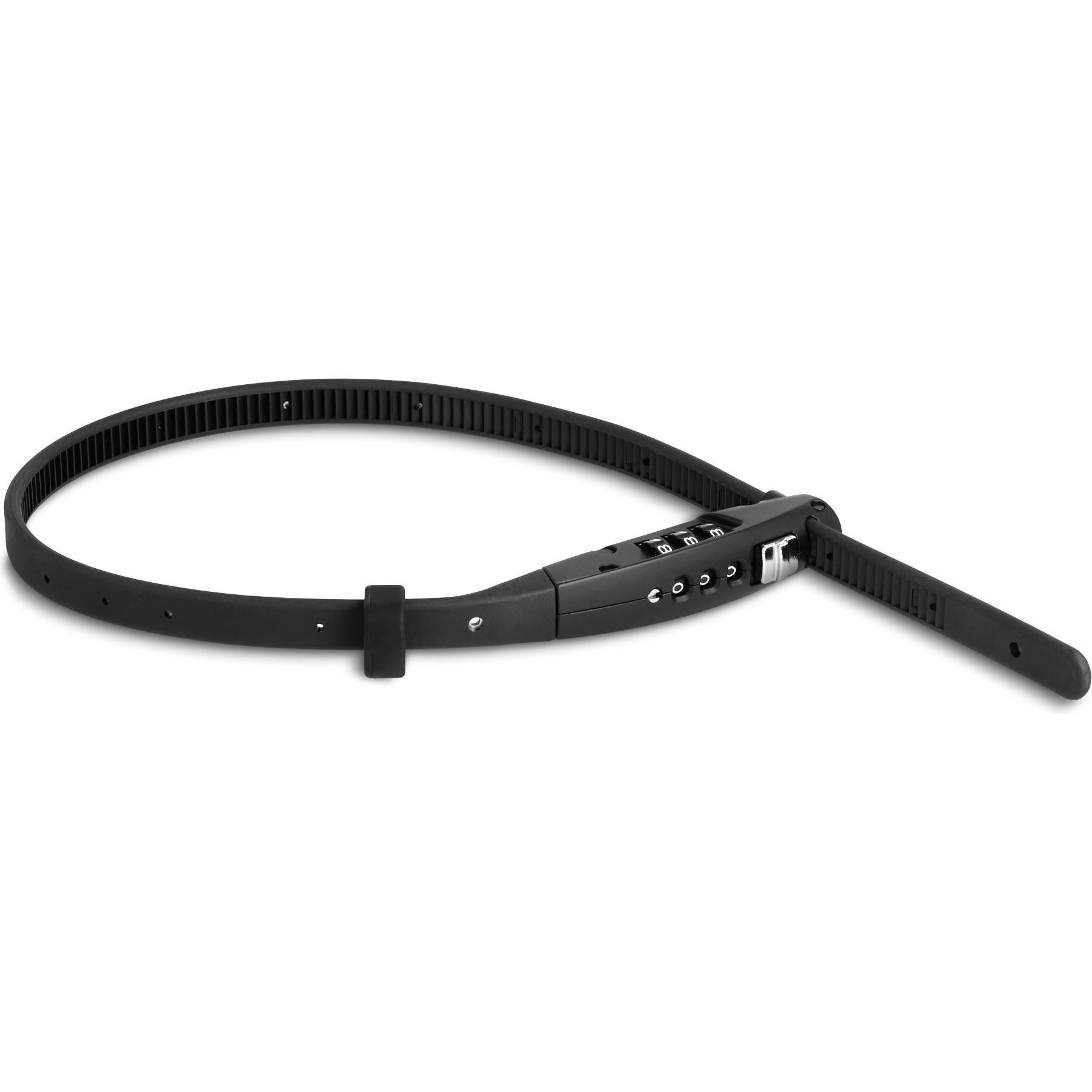 Navilock 20930 Serratura Di Sicurezza Universale a Combinazione Di Fascette, Sicurezza Notebook, Nero