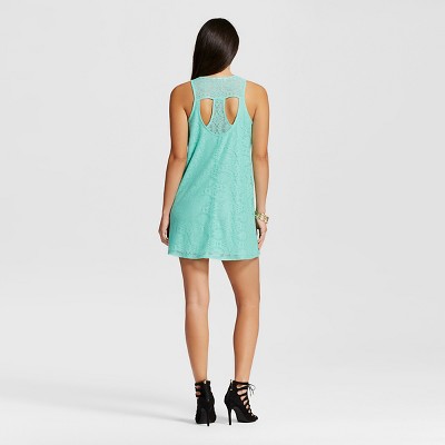 Women's Lace Shift Dress Mint S - Lots of Love by Speechless (Juniors'), Green thumbnail