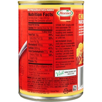 HORMEL Angus Chili No Beans  16 G Protein  No Artificial Ingredients  Steel Can 15 Oz thumbnail