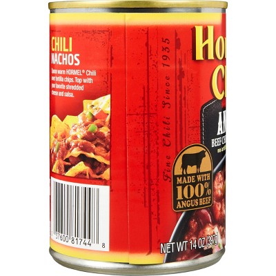 HORMEL Angus Chili No Beans  16 G Protein  No Artificial Ingredients  Steel Can 15 Oz thumbnail