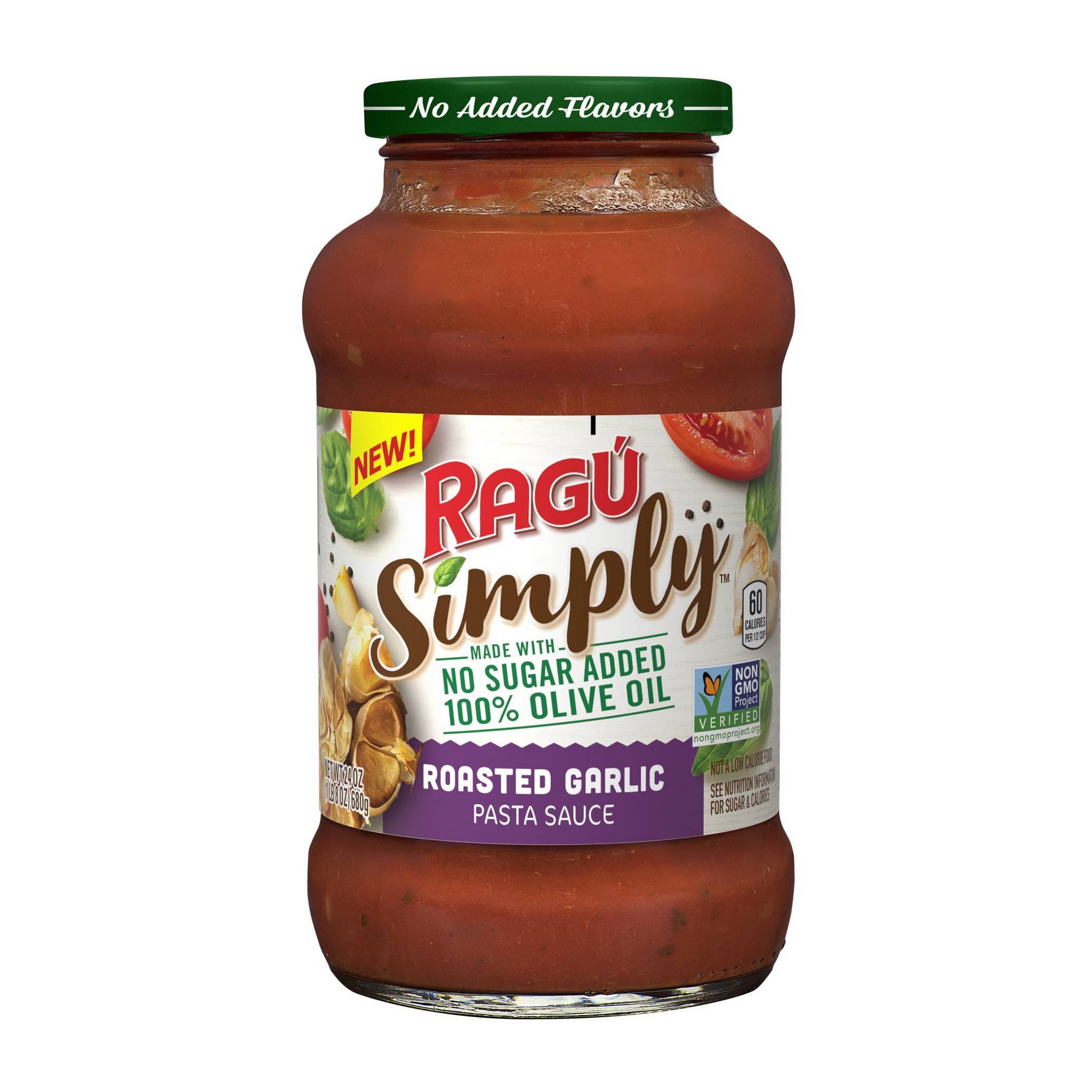 Ragu, Simply Roasted Garlic Pasta Sauce, 24 Oz (Case of 6) thumbnail