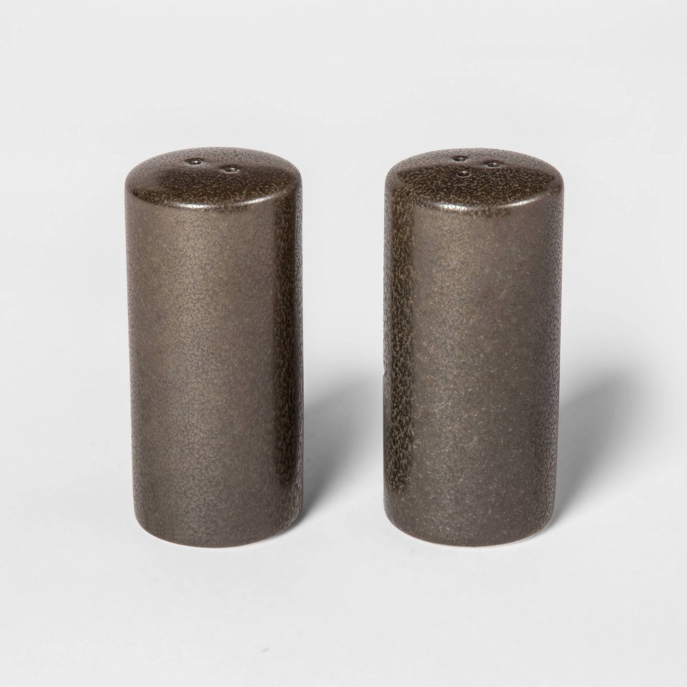 2pc Stoneware Tilley Salt and Pepper Shaker Set  - Project 62™