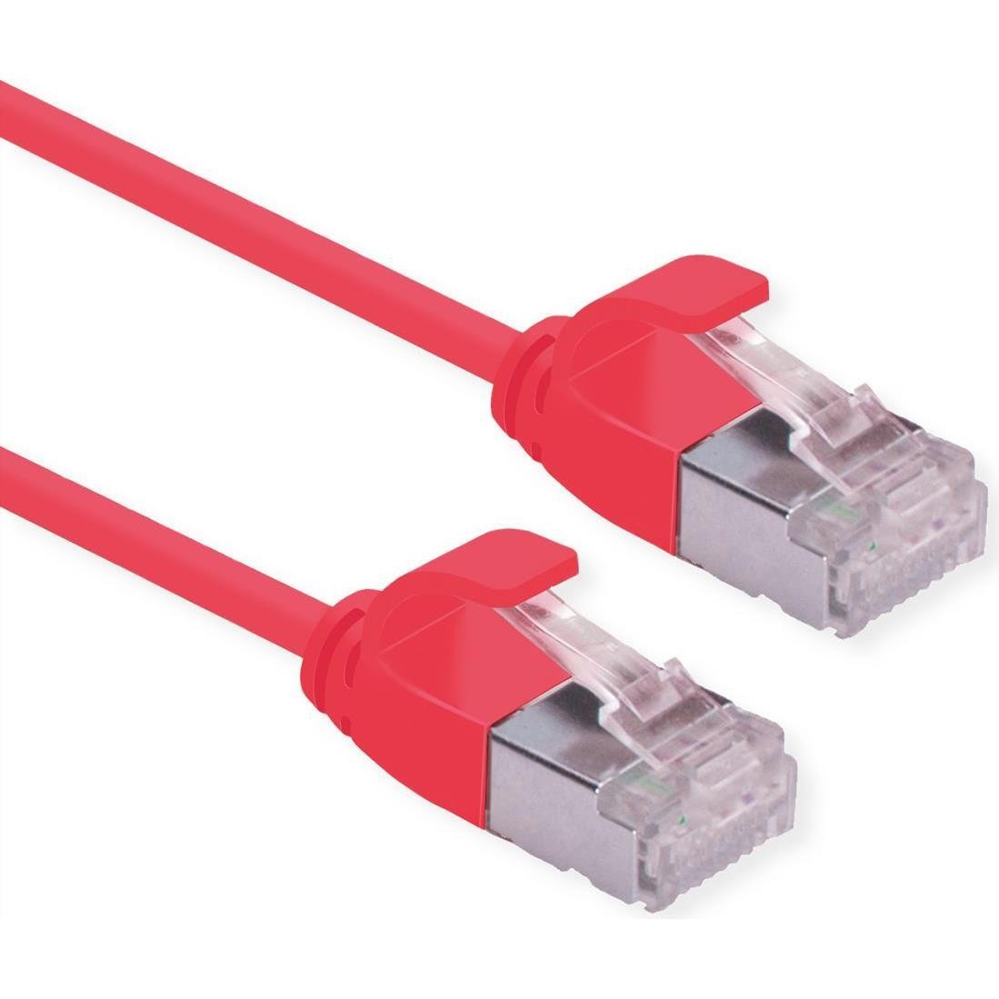 Roline Cavo Patch U/FTP DataCenter Cat.6A (Classe EA), LSOH, Sottile (U/FTP, CAT6a, 0.15m), Cavo Di Rete