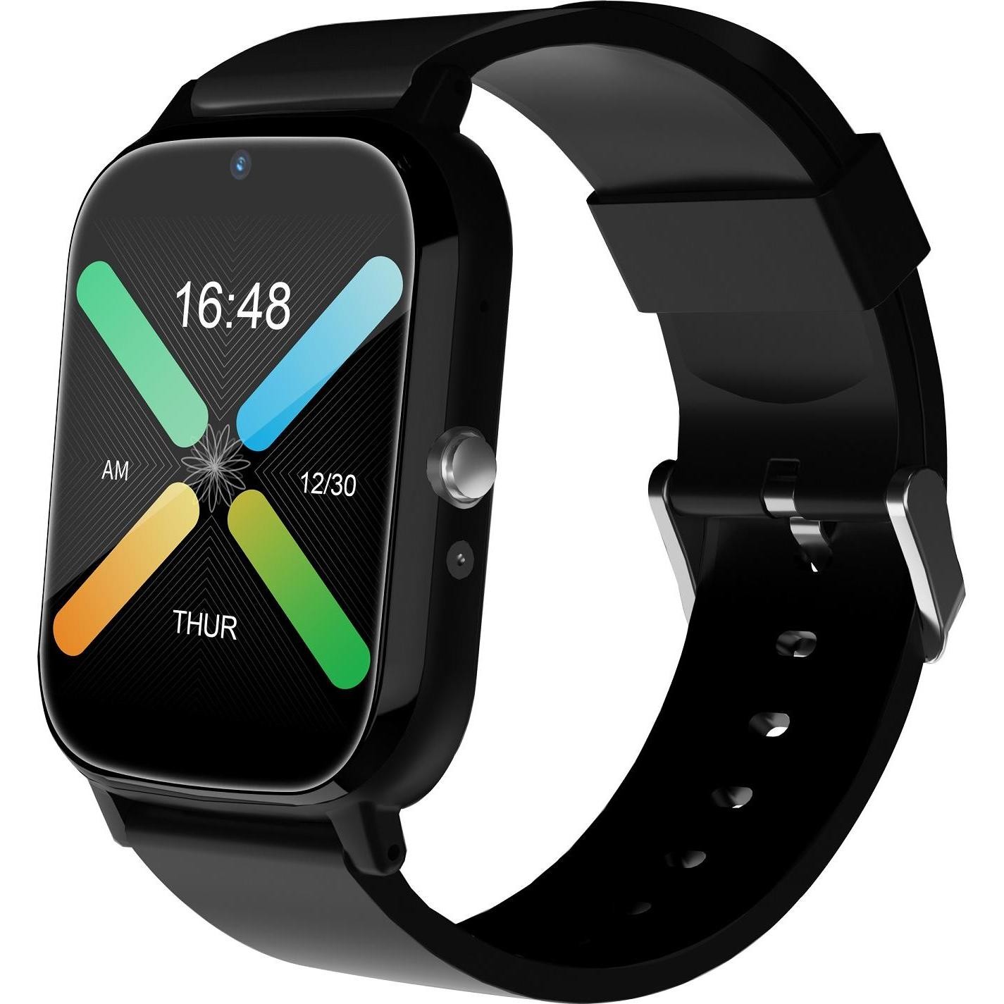 DCU Tecnologic Smartwatch Senior Con GPS E Videochiamate 4G Con Display IPS Da 1,69 Pollici Impermeabile IPX6 Nero (26mm, 4G), Smartwatch