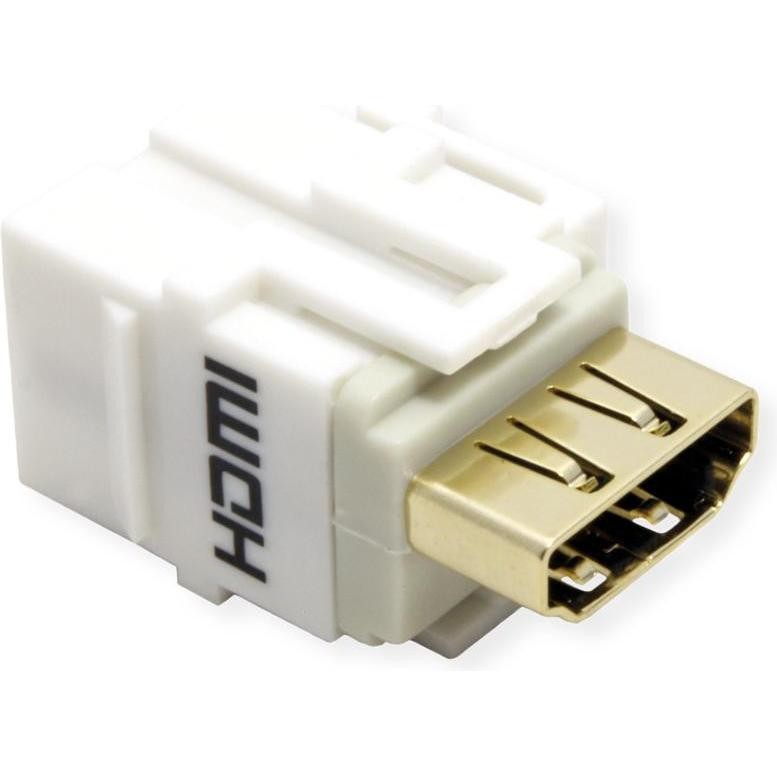 Bachmann 918.0411 (HDMI, 3cm), Adattatore Dati + Video, Bianco
