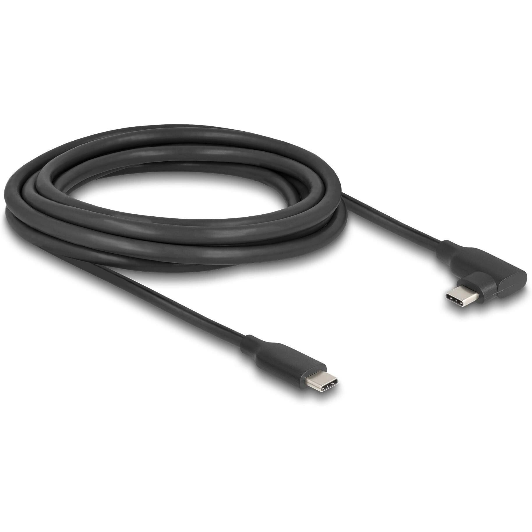 Delock Cavo Attivo USB 10 Gbps Da Spina a Spina USB Type-C (3m, USB 3.2 Gen 2, 60W), Cavo USB