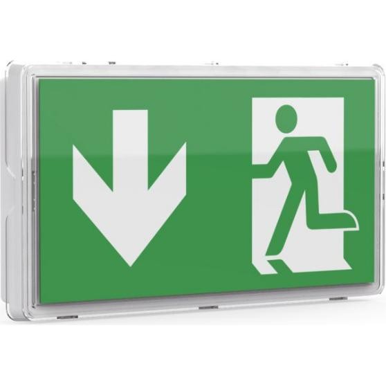 Enova, Segnaletica Di Sicurezza, ELED 200104 - Luce per Vie Di Fuga a LED per Uscite Di Emergenza Alla Prova
