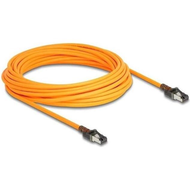 Delock Cavo Di Rete RJ45 Con Funzione Di Ricerca Porte USB Type-C™ Autotracciamento Cat.6A S/FTP 10 M (S/FTP, CAT6a, 10m), Cavo Di Rete